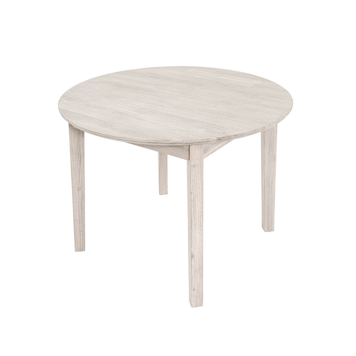 Gia Round Dining Table - Whitewash
