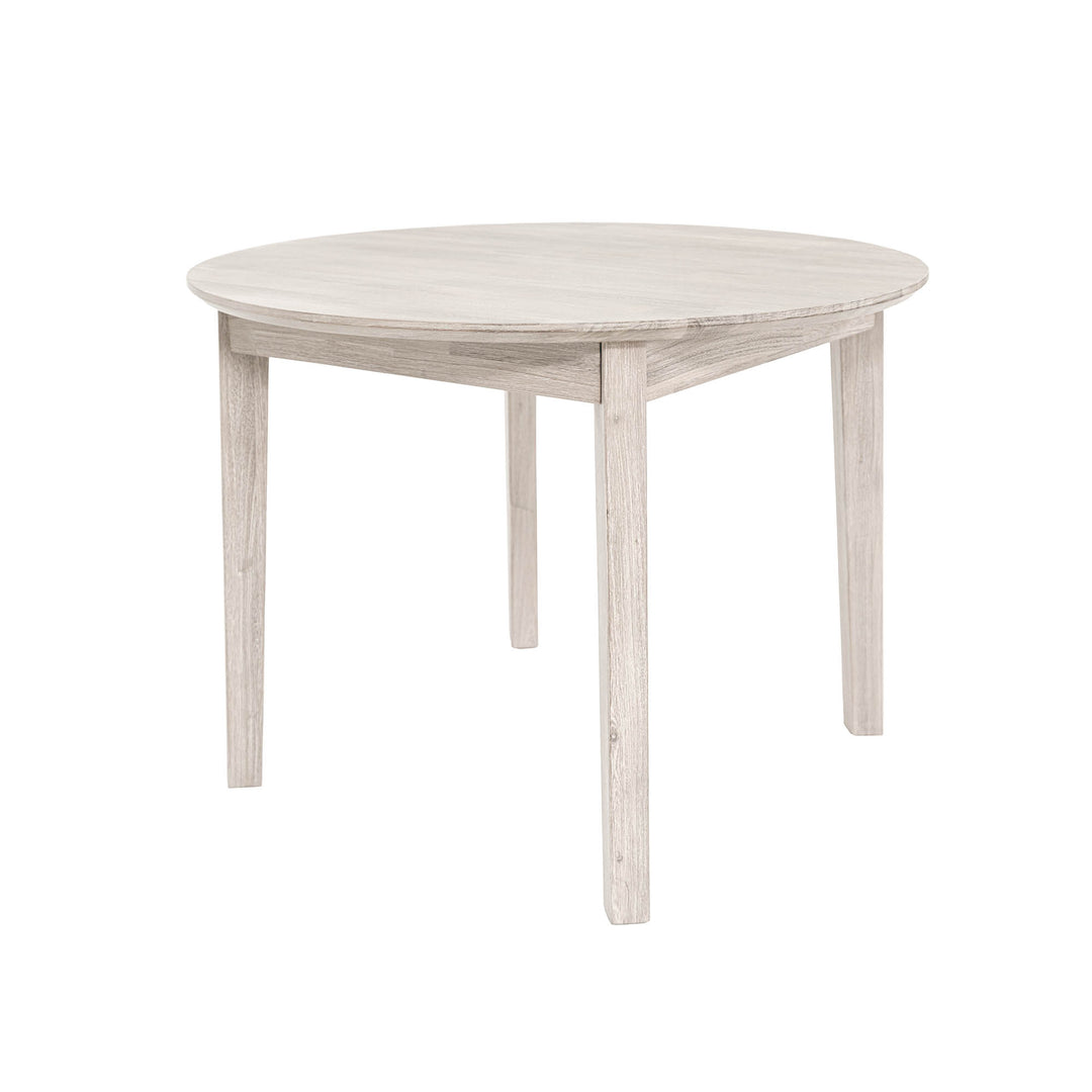 Gia Round Dining Table - Whitewash