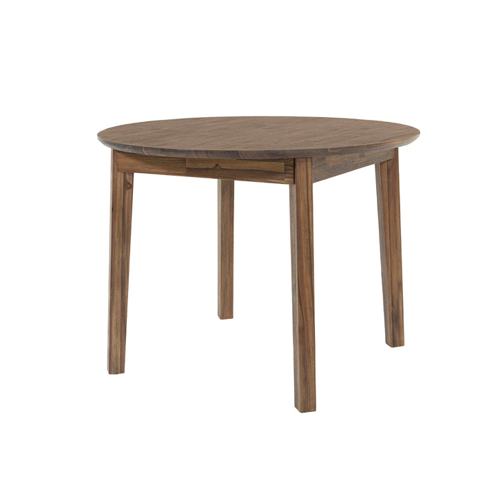 Gia Round Dining Table - Warm Pecan