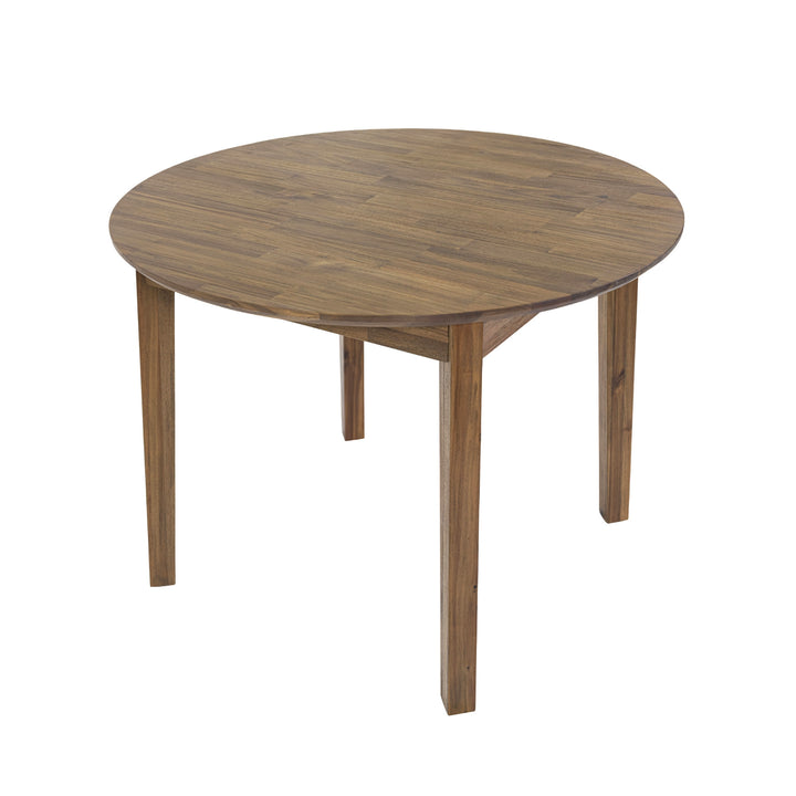 Gia Round Dining Table - Warm Pecan