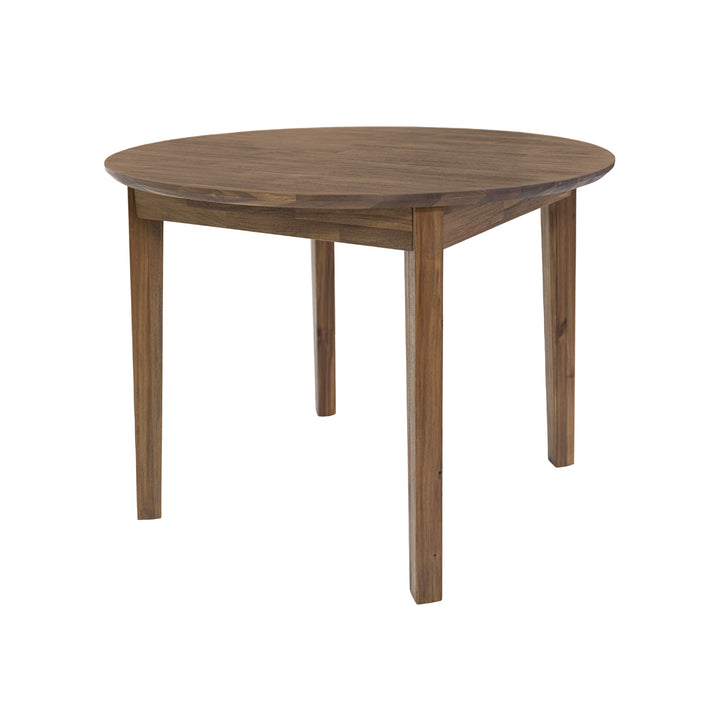 Gia Round Dining Table - Warm Pecan