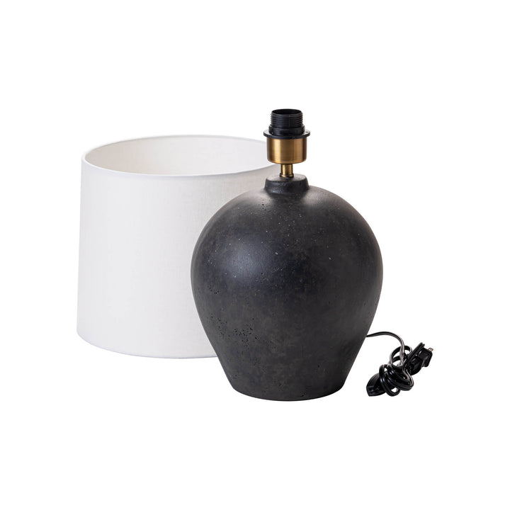 Soleil Lamp - Black Stone