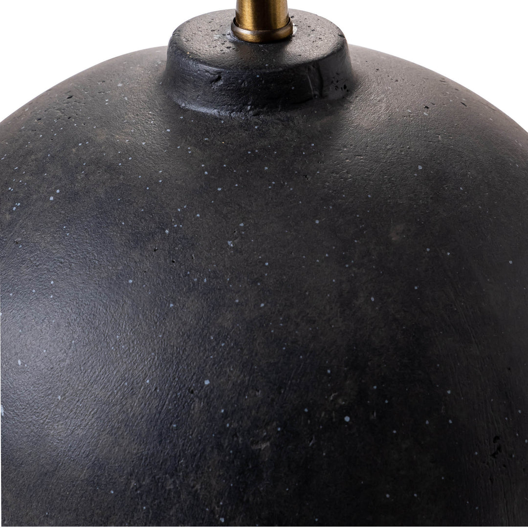 Soleil Lamp - Black Stone