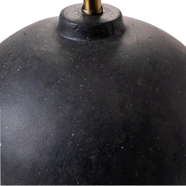 Soleil Lamp - Black Stone