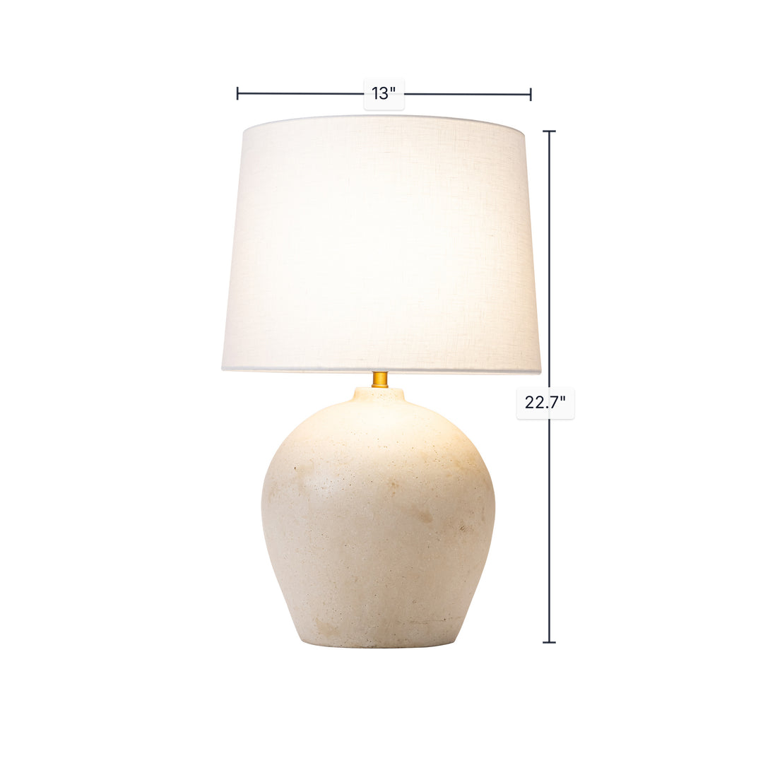 Soleil Lamp - Stone