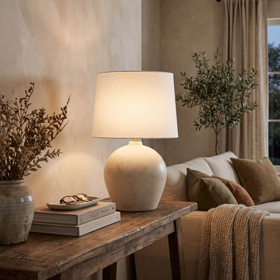 Soleil Lamp - Stone