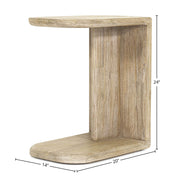 Haru C-Shaped Side Table