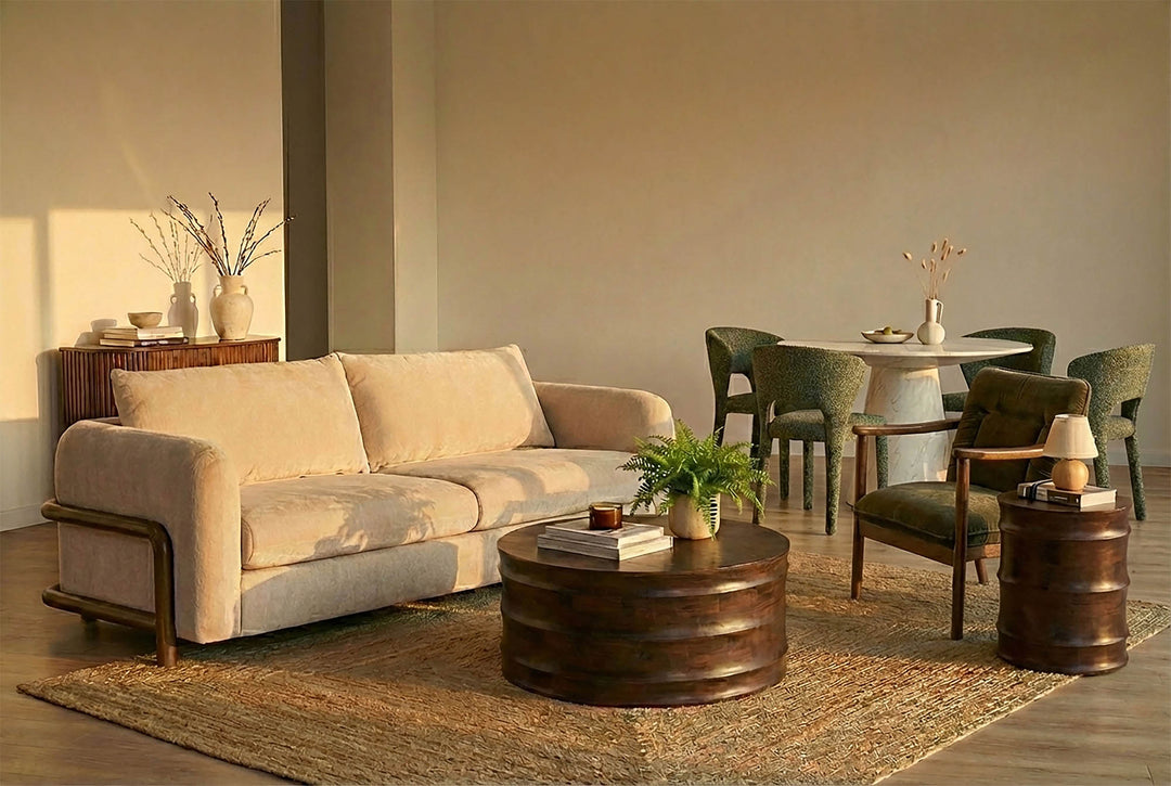 Highland Club Chair - Pine