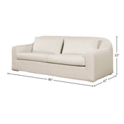 Harper Slipcover Sofa - Linen Ivory