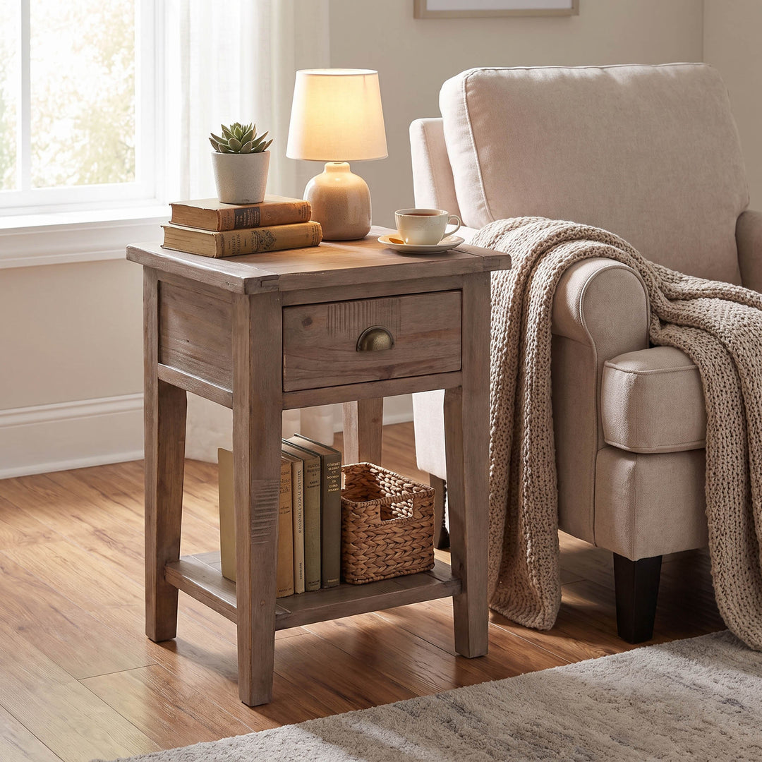 Irish Coast Small Side Table - Sundried
