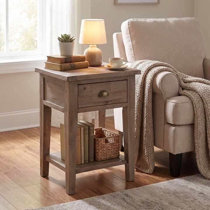 Irish Coast Small Side Table - Sundried