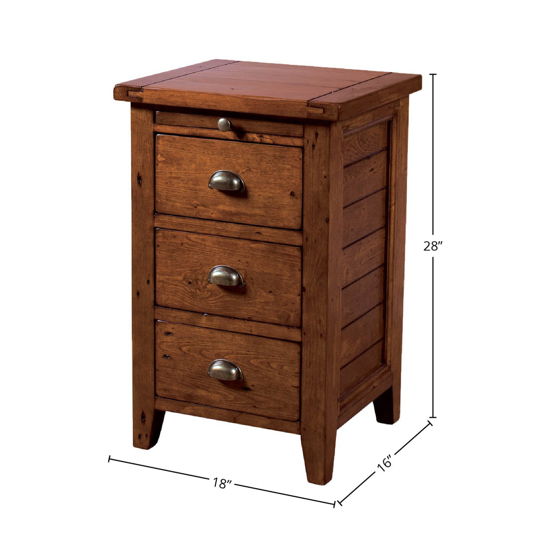 Irish Coast 3 Drw Nightstand - African Dusk