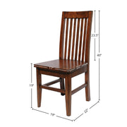 Irish Coast Slat Back Chair - African Dusk