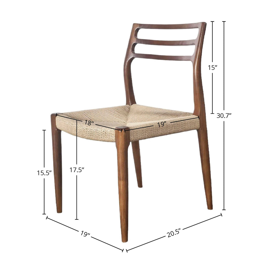 Java Dining Chair - Walnut