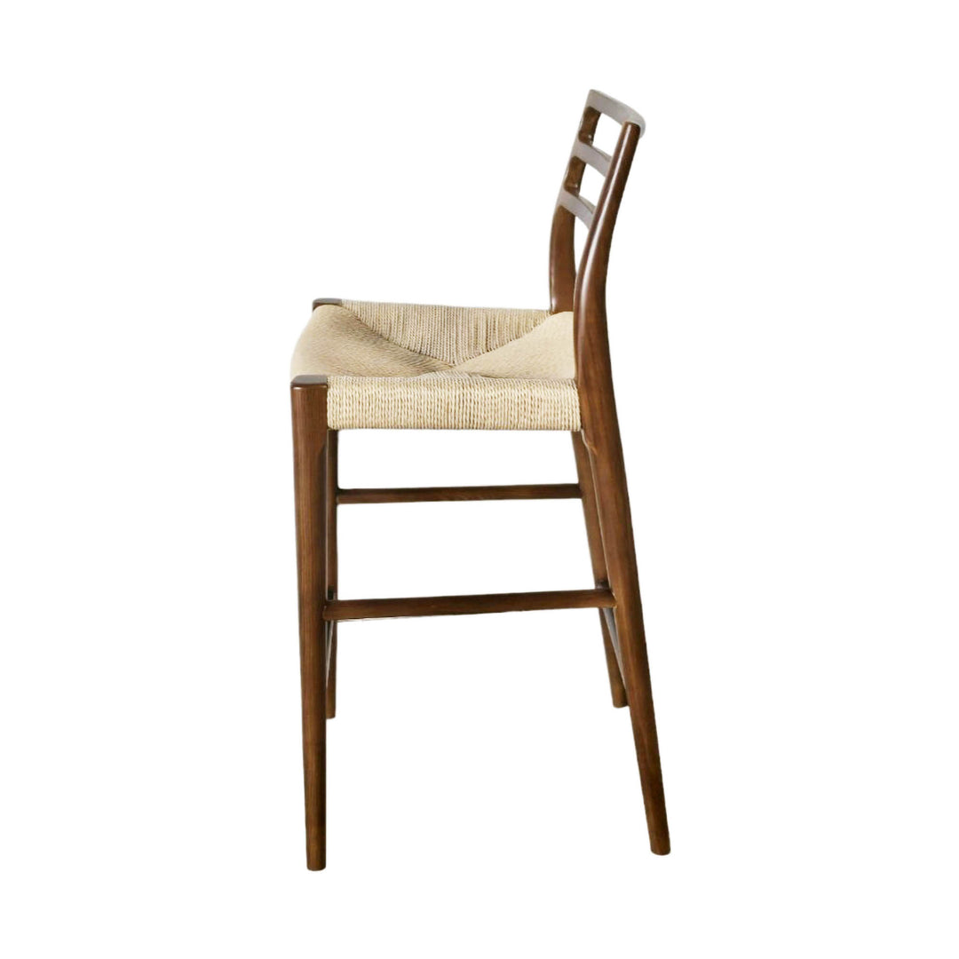 Java Bar Stool w/ 28" Seat Height - Walnut