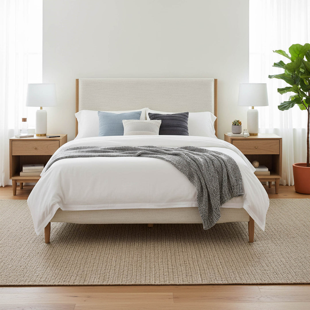 Kamelia King Bed - Sand