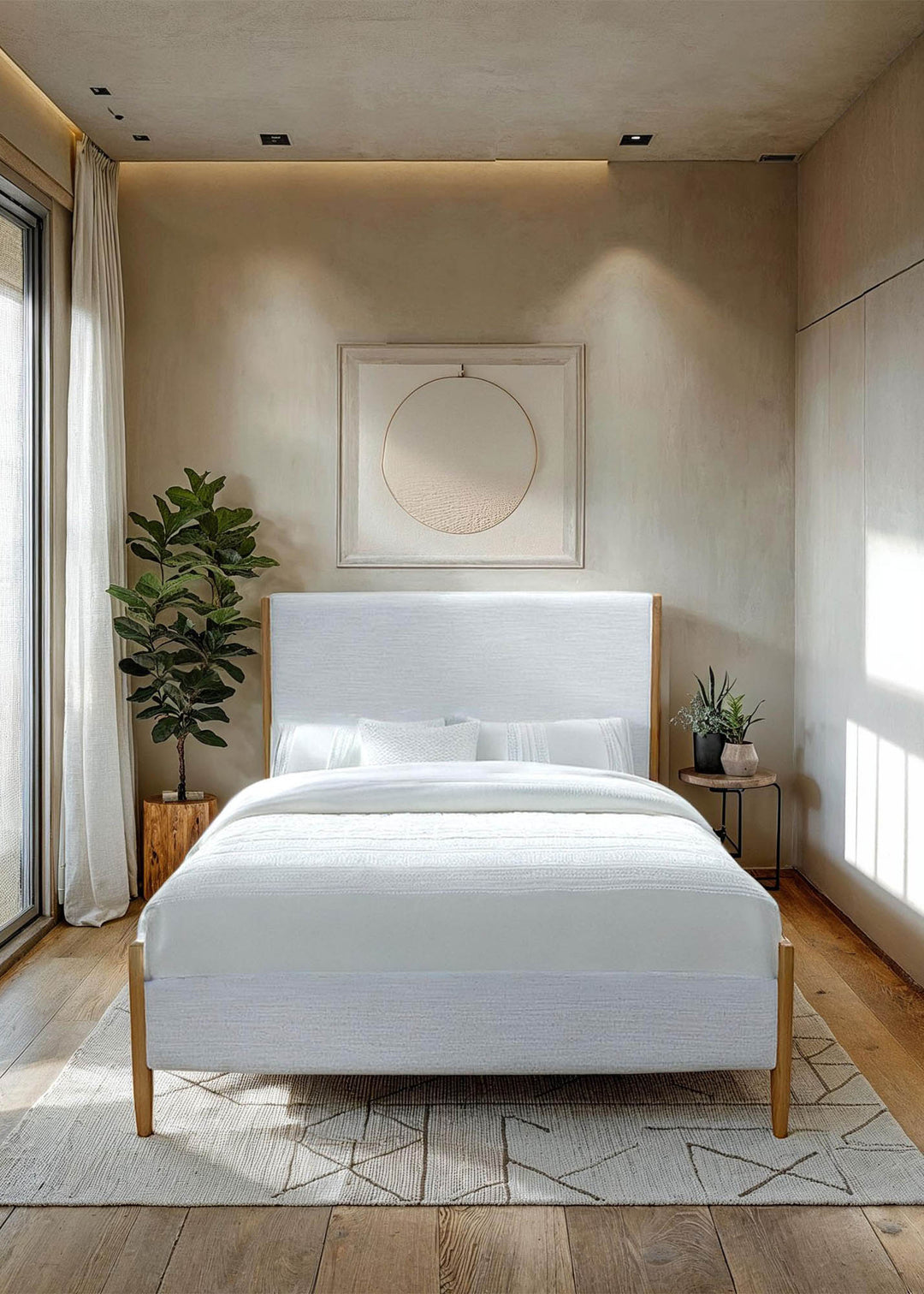 Kamelia King Bed - Sand