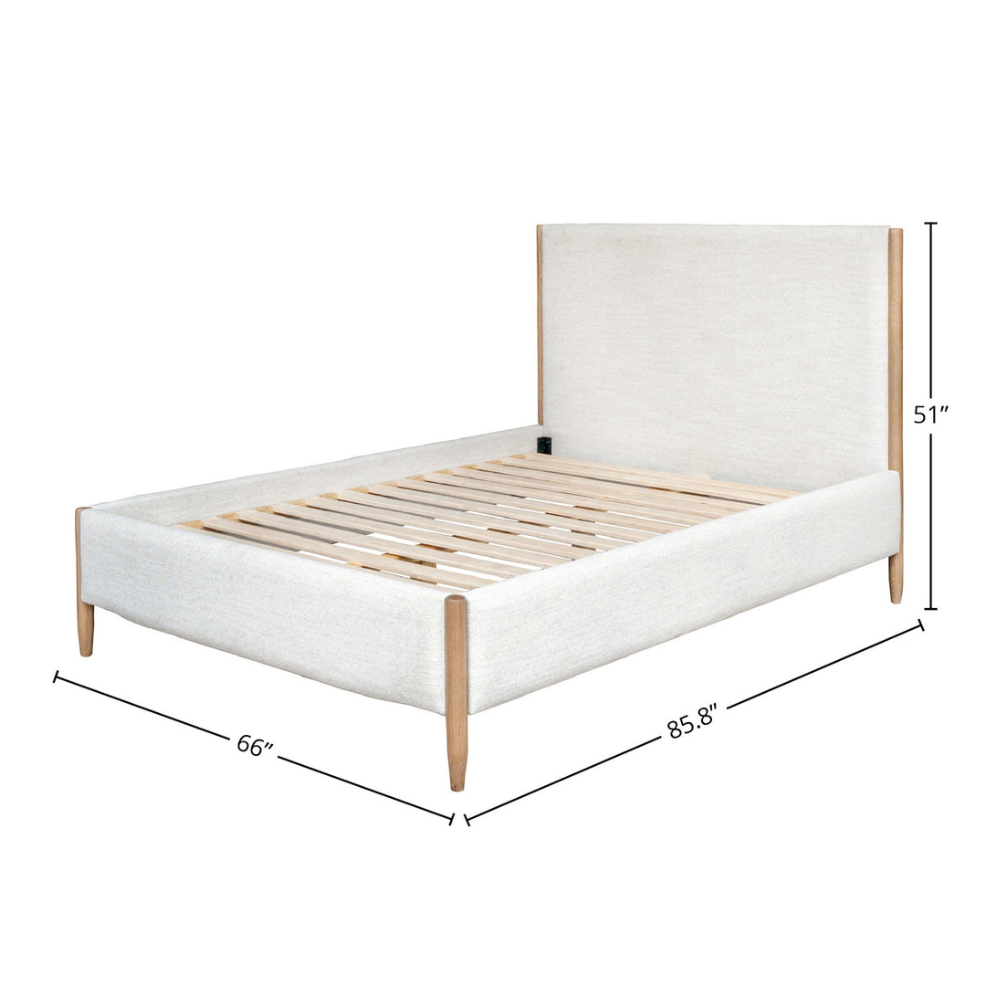Kamelia Queen Bed - Sand