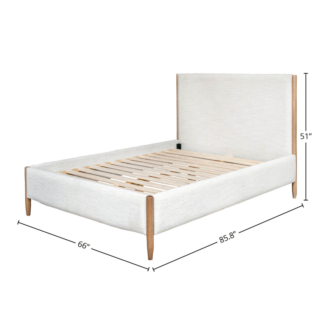 Kamelia Queen Bed - Sand