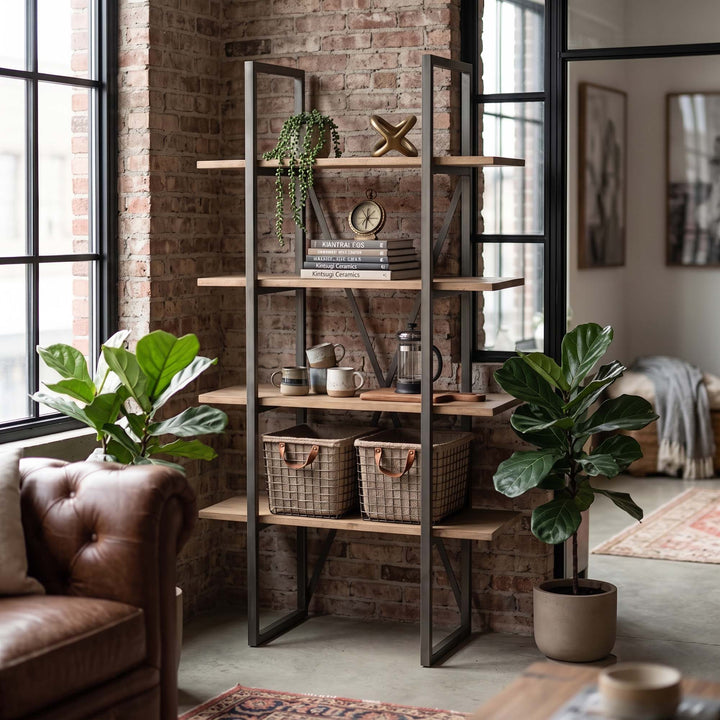 Kenya Small Cain Rack - Salvaged Grey