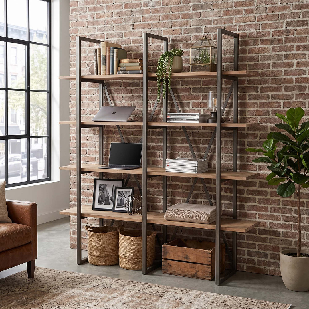Kenya Large Cain Rack - Salvaged Grey