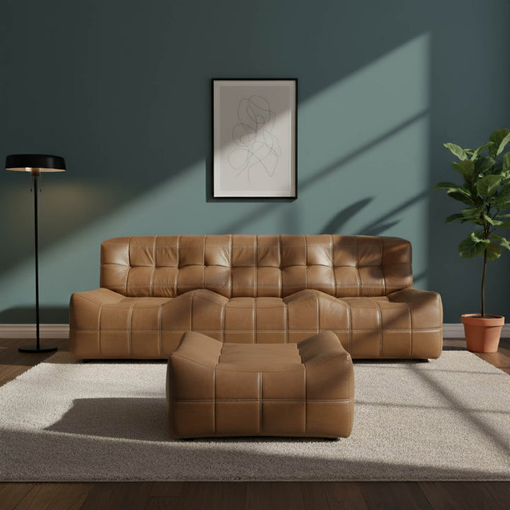 Linear Ottoman - Antique Sienna