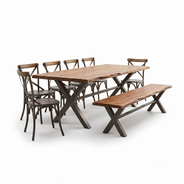 Restore Dining Table 98" BOGO Set