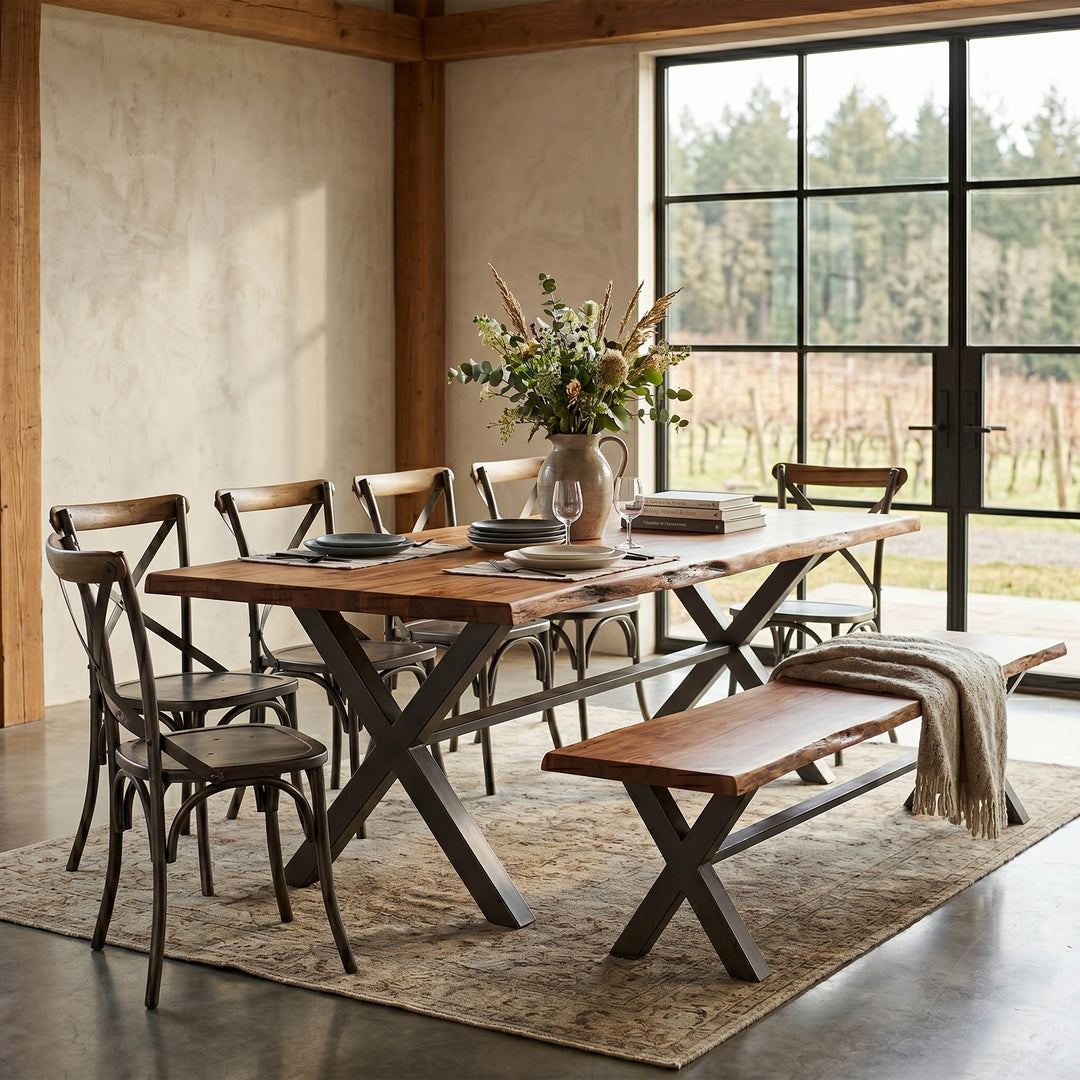 Restore Dining Table 98" BOGO Set
