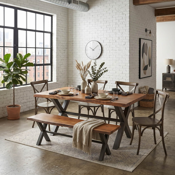 Restore Dining Table 82" BOGO Set