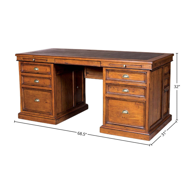 Lifestyle Double Desk - African Dusk
