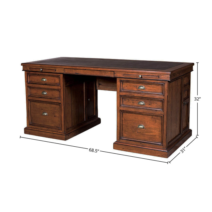Lifestyle Double Desk - African Dusk