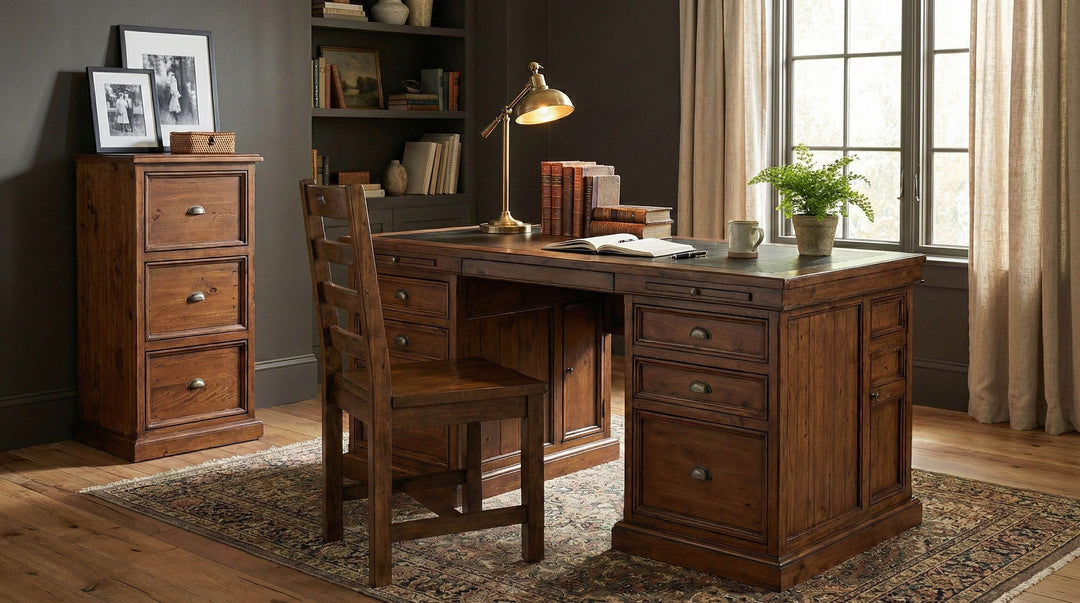 Lifestyle Double Desk - African Dusk