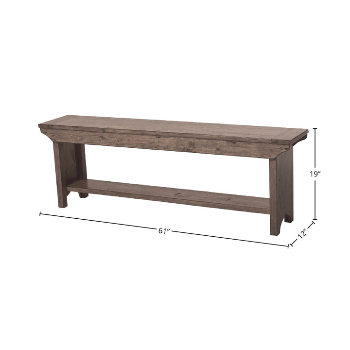 Irish Coast Regular Bench - Sundried