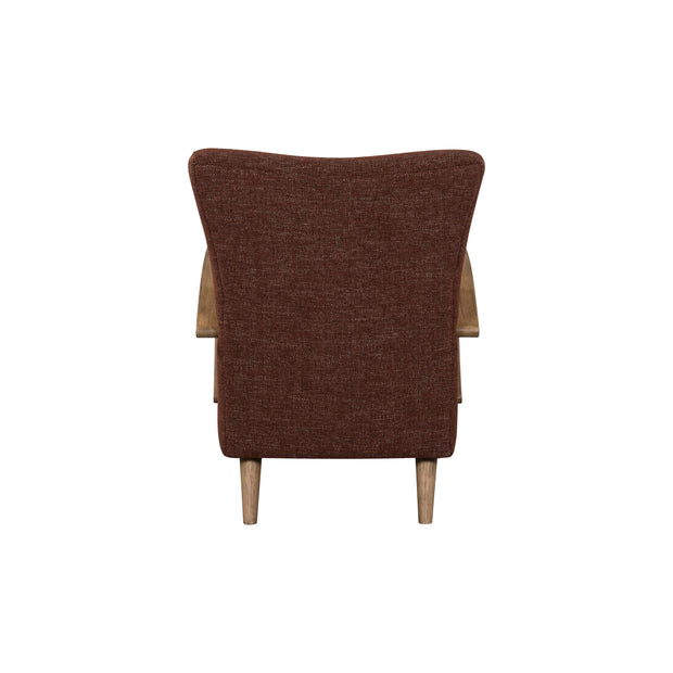 Louis Club Chair - Textured Choco