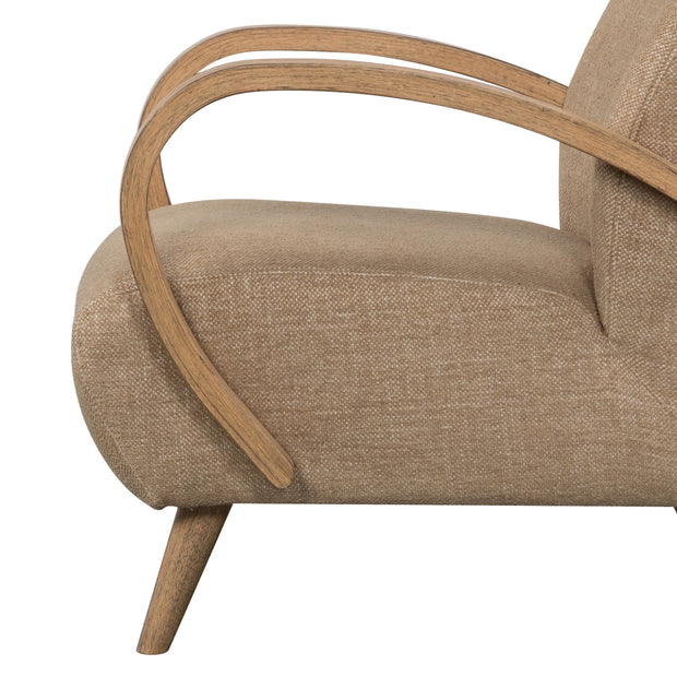 Louis Club Chair - Textured Honey