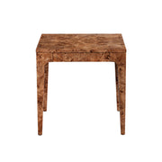 Mappa Side Table - Dark Burl