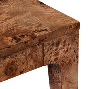 Mappa Side Table - Dark Burl