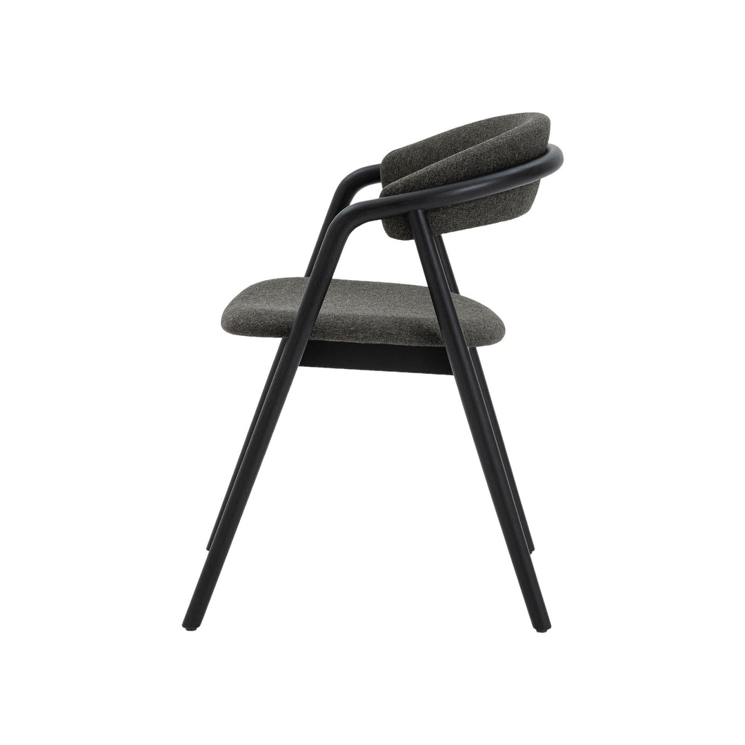 Mesa Dining Chair - Charcoal Truffle
