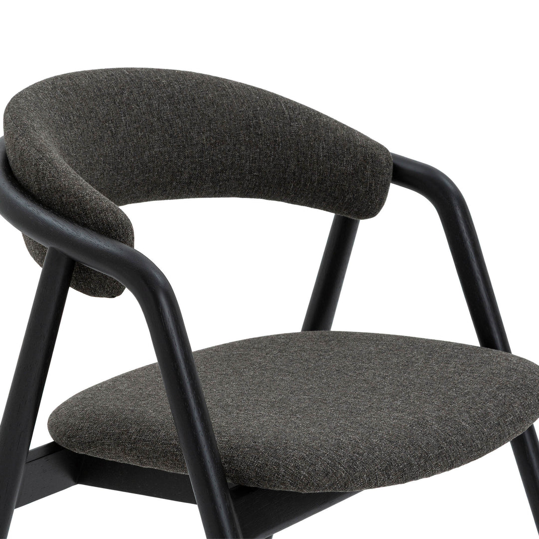 Mesa Dining Chair - Charcoal Truffle