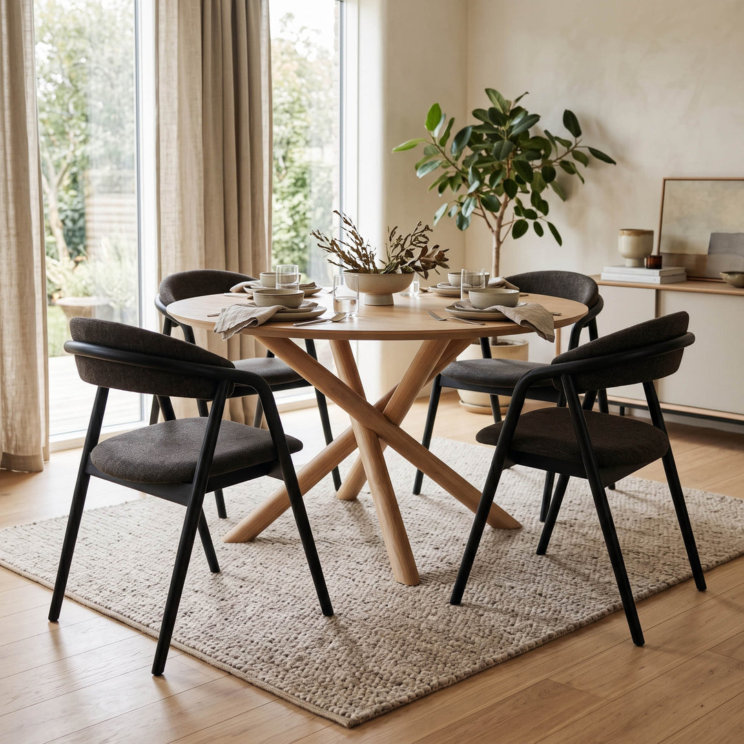 Mesa Dining Chair - Charcoal Truffle