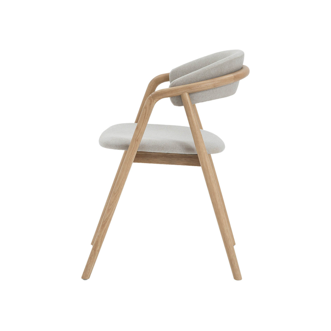 Mesa Dining Chair - Ivory Pebble
