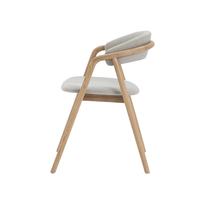 Mesa Dining Chair - Ivory Pebble