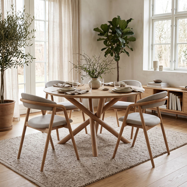 Mesa Dining Chair - Ivory Pebble