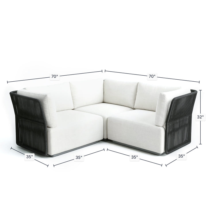 Naples Outdoor - Small Sectional