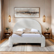 Nina Queen Bed - Ecru