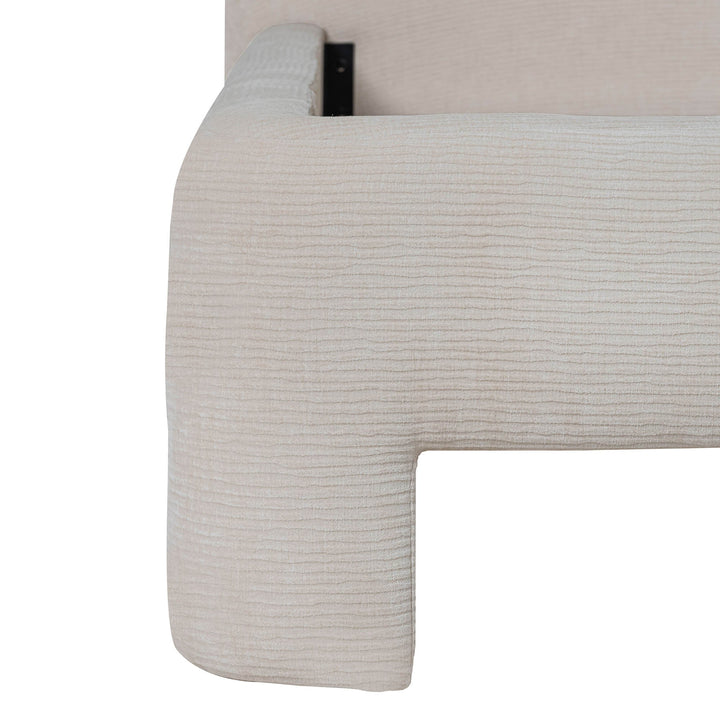 Nina Queen Bed - Ecru