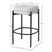 Nina Counter Stool - Oatmeal