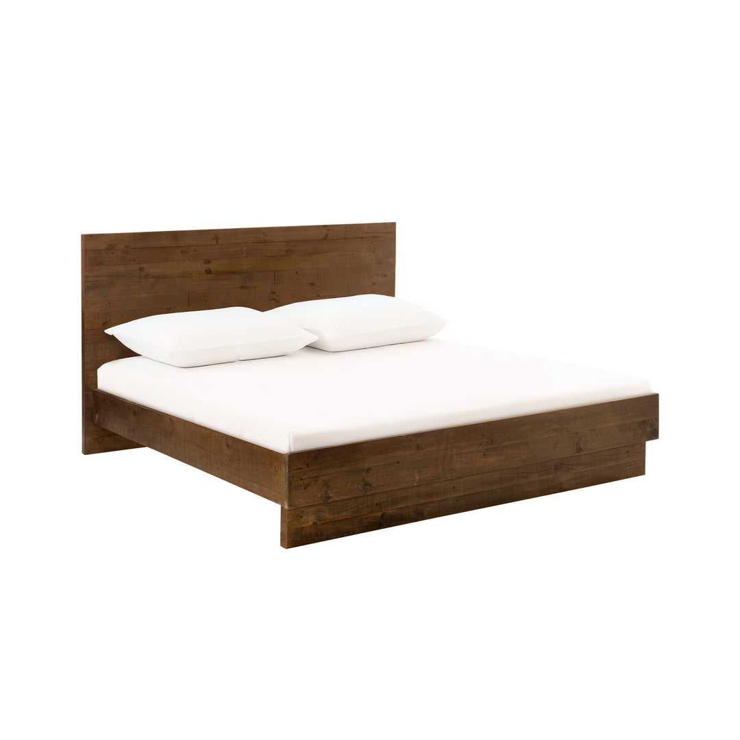Nevada King Bed - Dark Driftwood