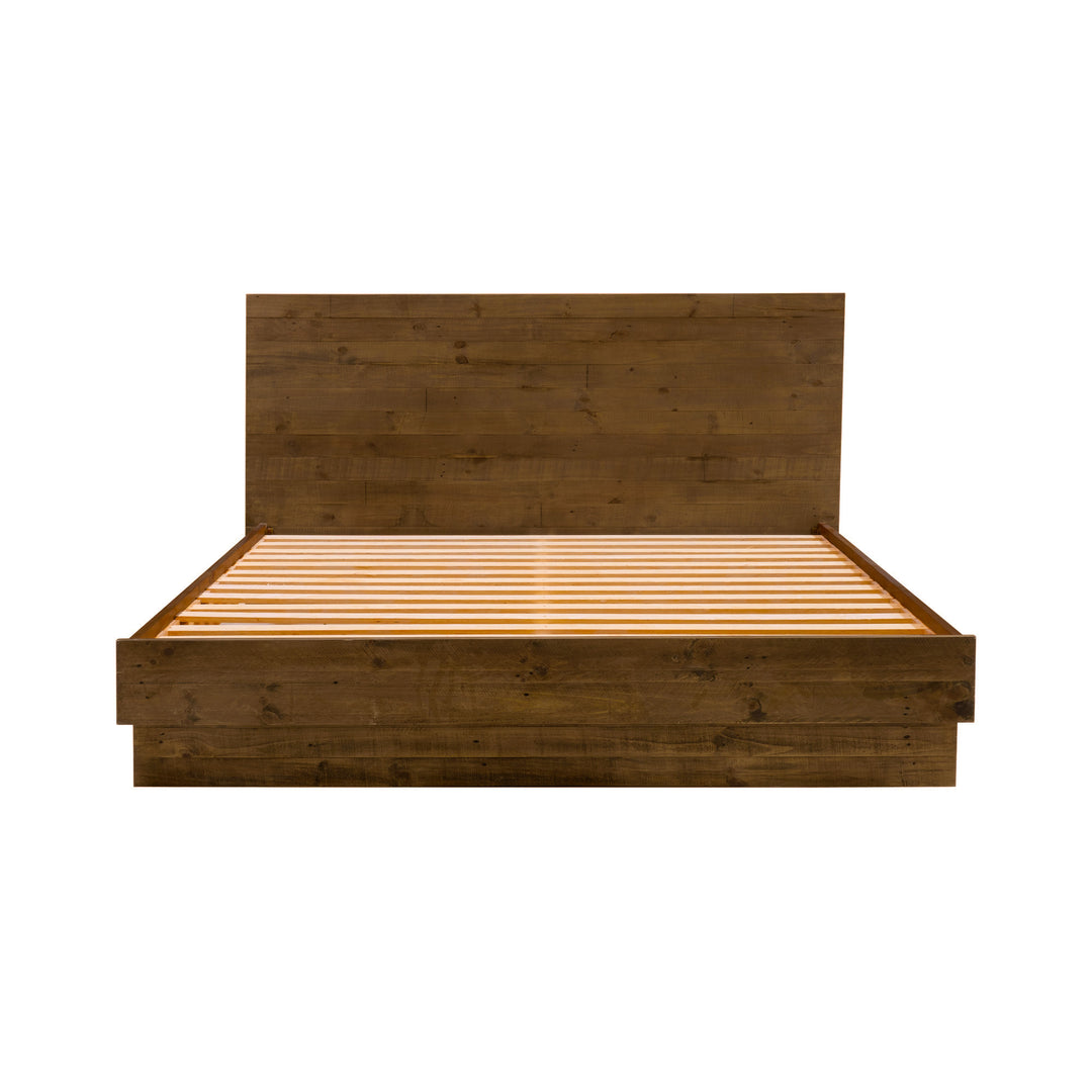 Nevada King Bed - Dark Driftwood