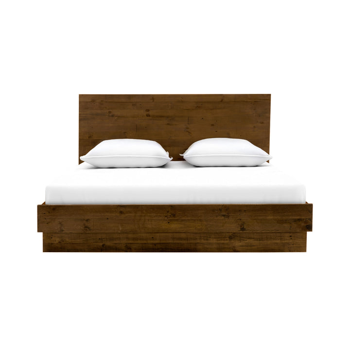 Nevada King Bed - Dark Driftwood